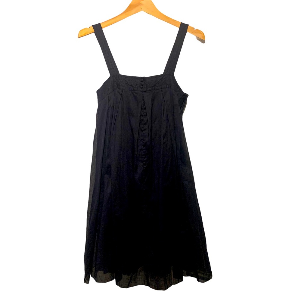 J. Crew Cotton Voile Dress Navy